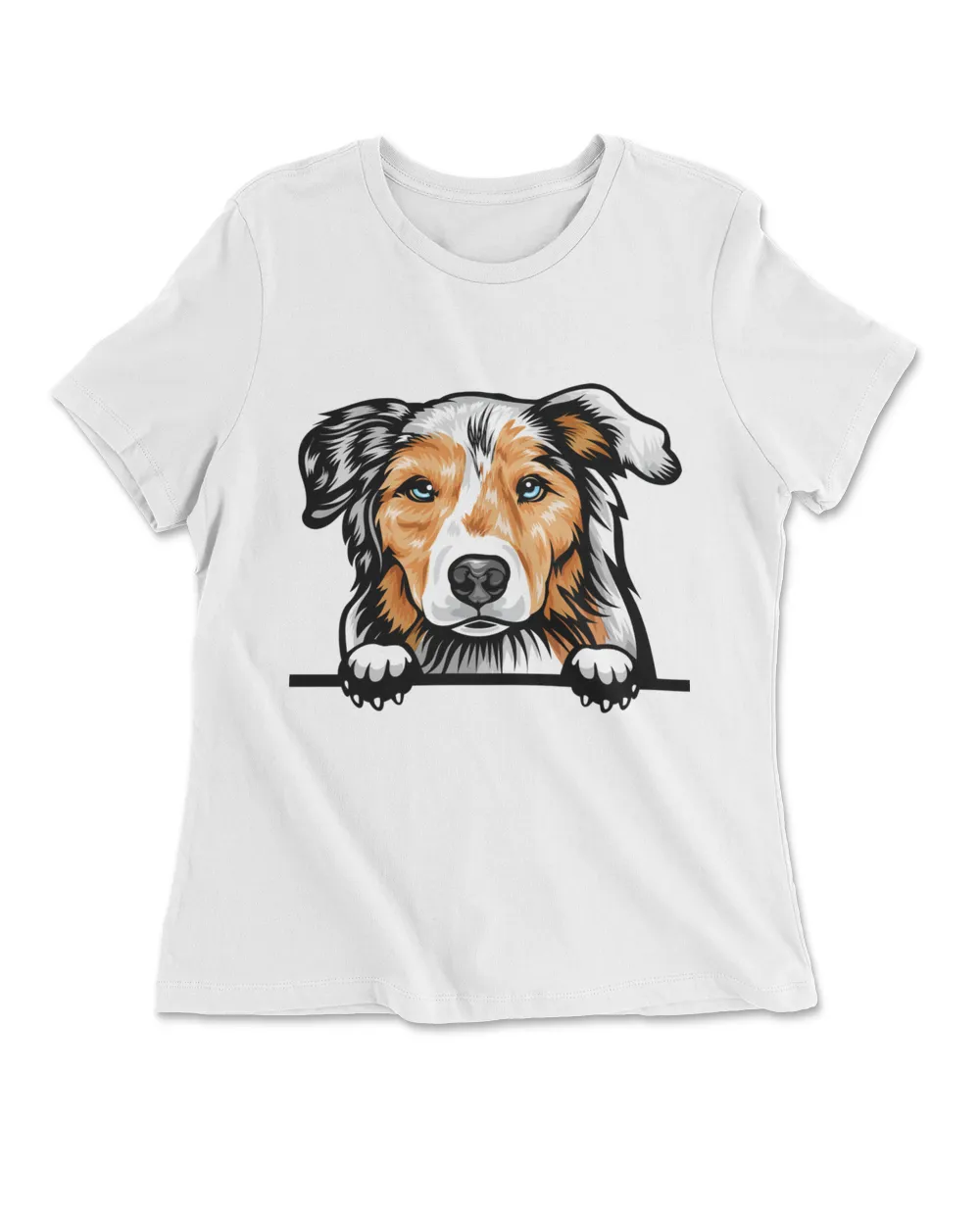 Animal Dog Australian Women's Premium Slim Fit Tee white s