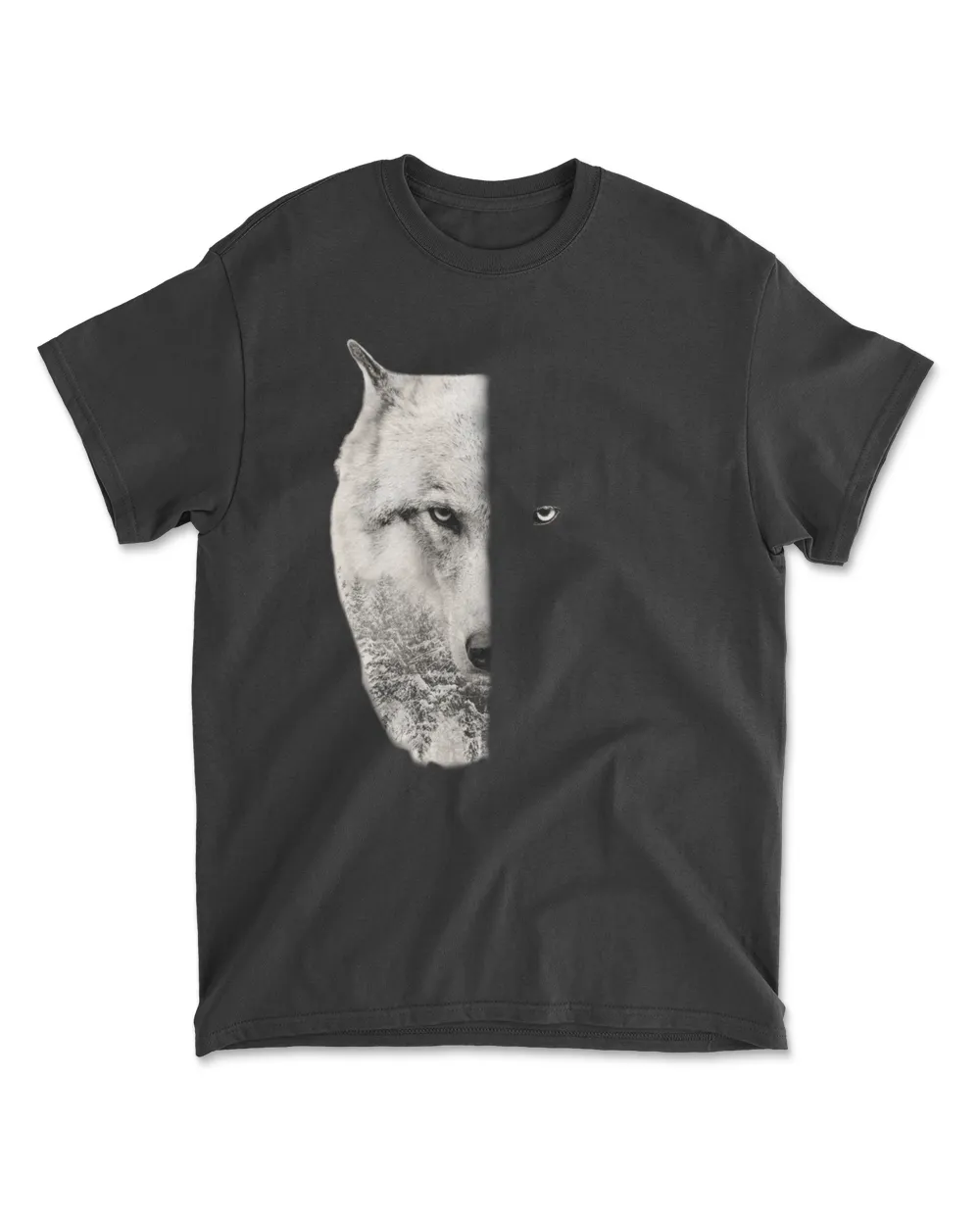 Wolf Midnight Men's Standard T-Shirt black s