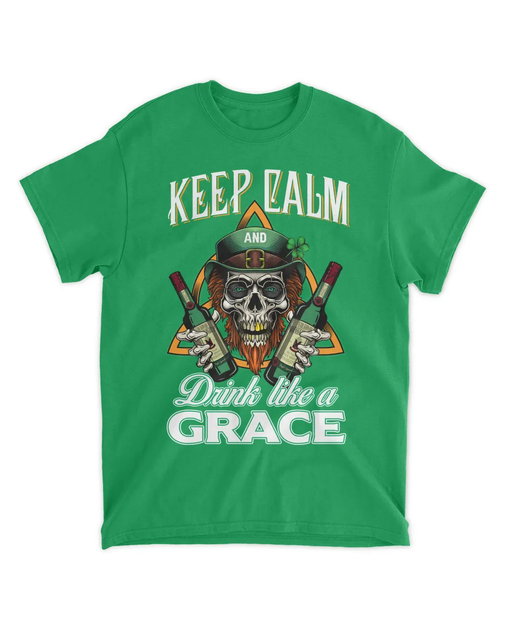 GRACE-13K-N2-01 Unisex Standard T-Shirt irish-green s