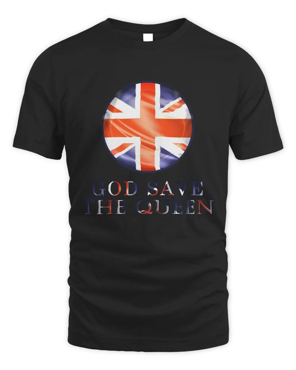 God Save The Queen 1 Unisex Standard T-Shirt black s