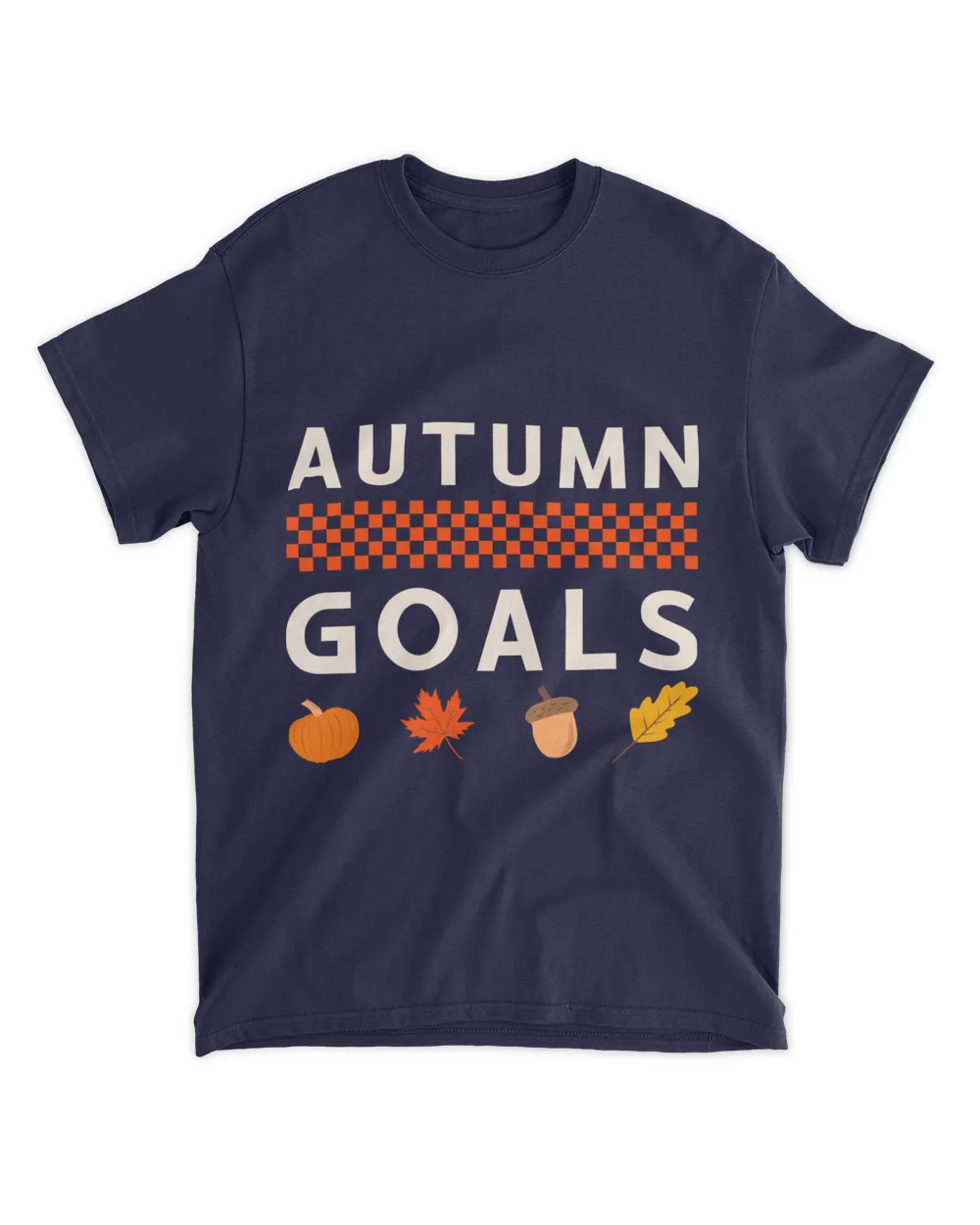 Autumn Goals, Autumn Shirt for Family Unisex Standard T-Shirt navy s
