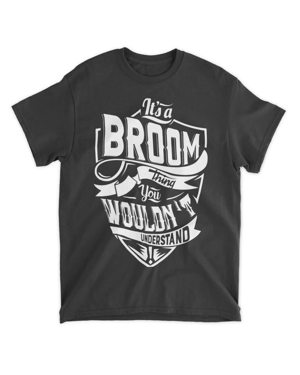 BROOM THINGS D1 Unisex Standard T-Shirt black s