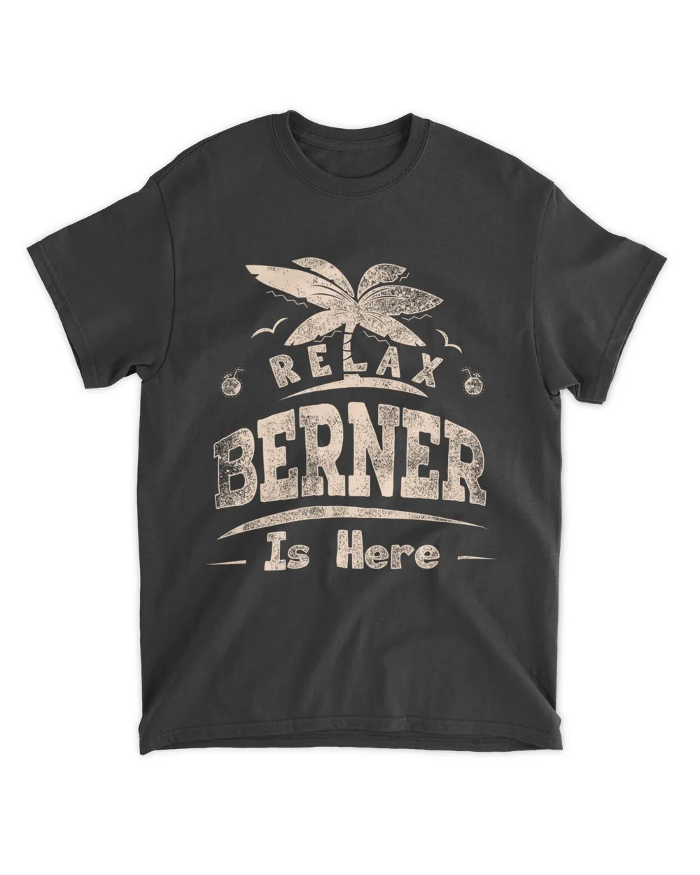 BERNER HERE Men's Standard T-Shirt black s