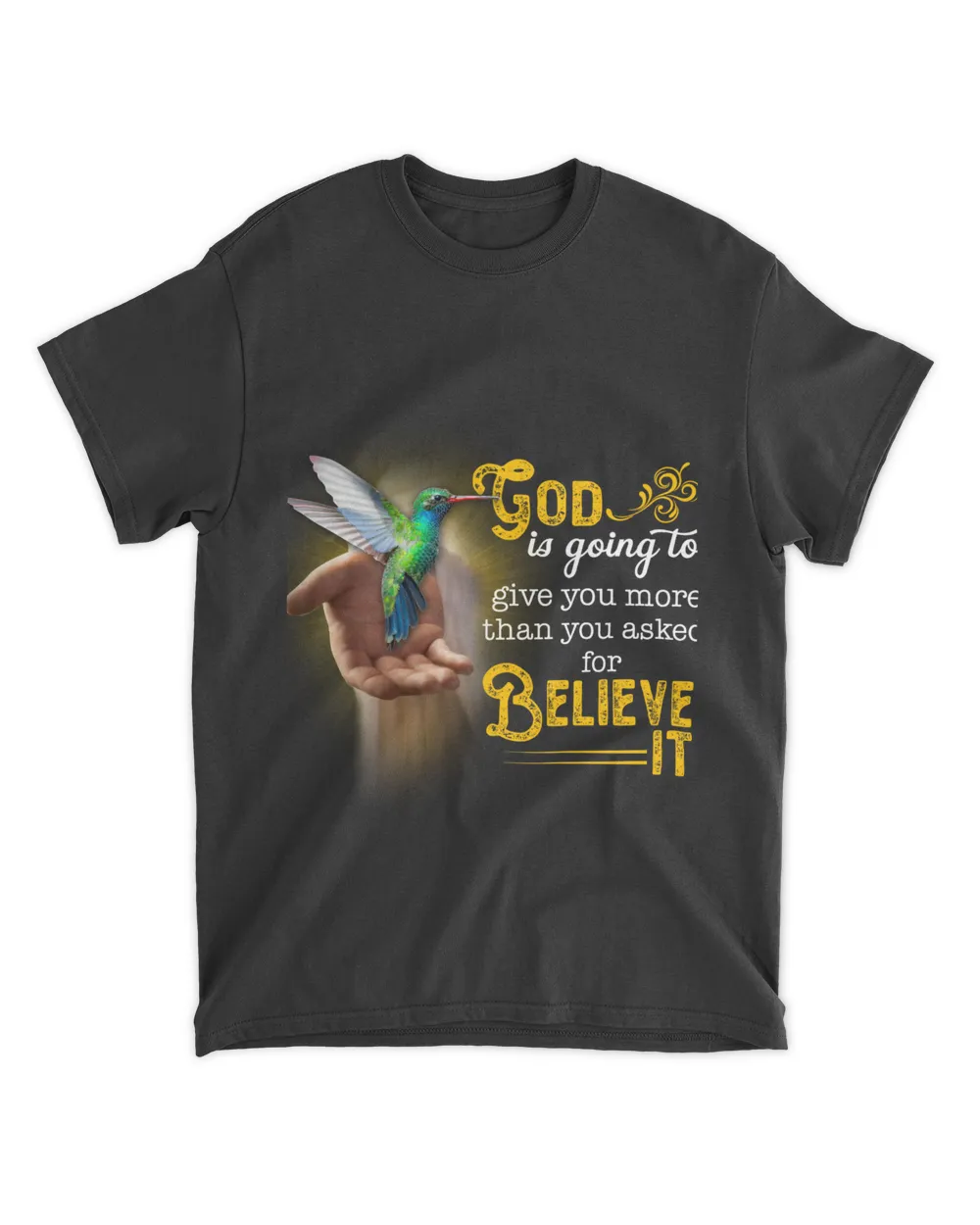 God Is Going To Give You More - DPLNHS080721 Unisex Standard T-Shirt black s