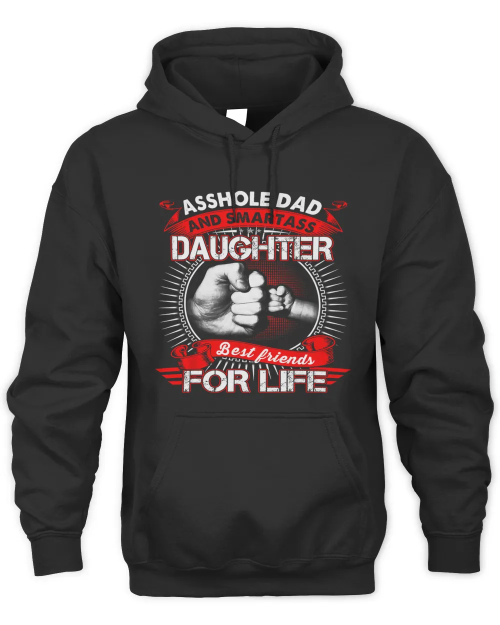 DAD AND DAUGHTER n3 Unisex Hoodie black s