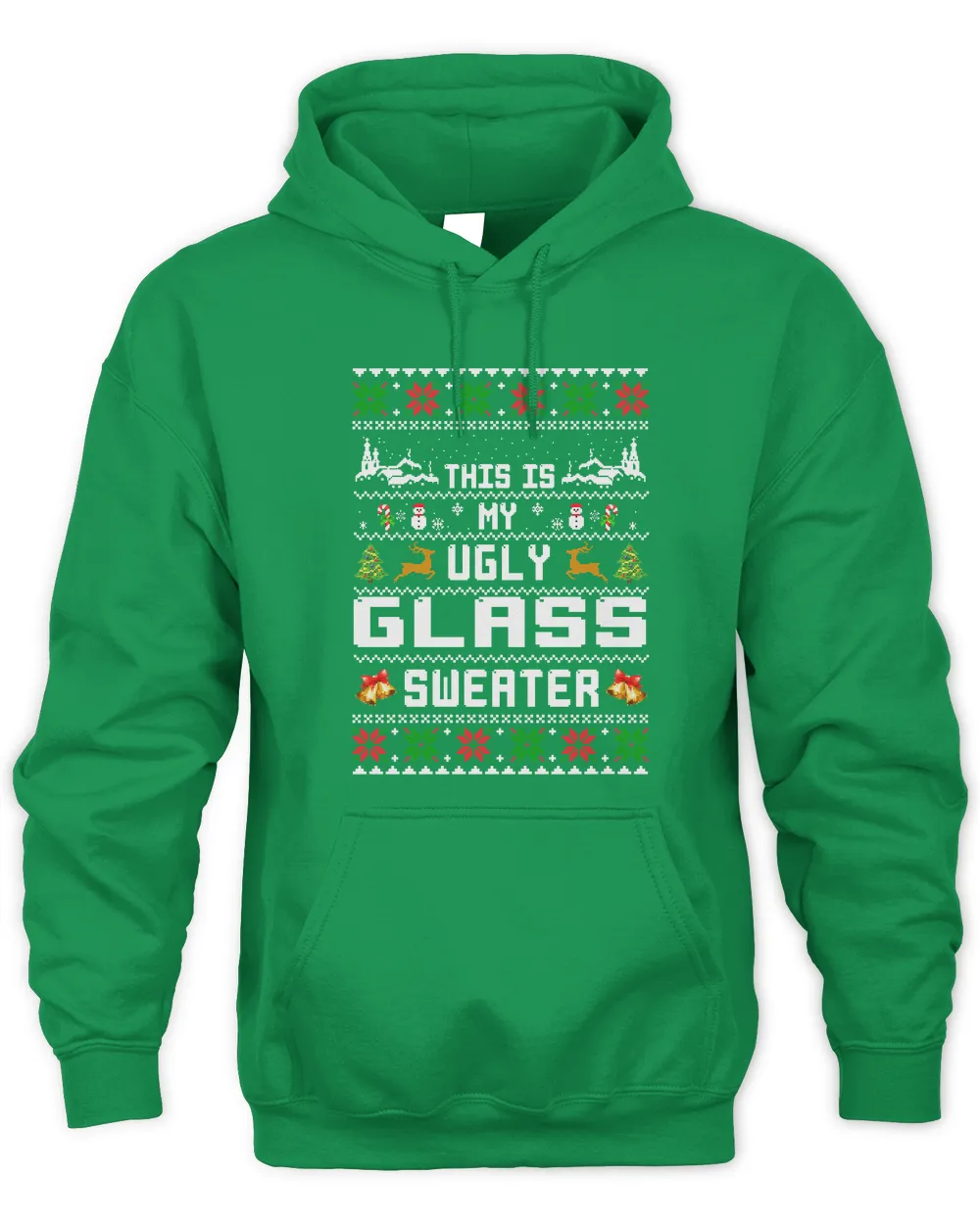 GLASS-TP-XM15-01 Unisex Hoodie irish-green s