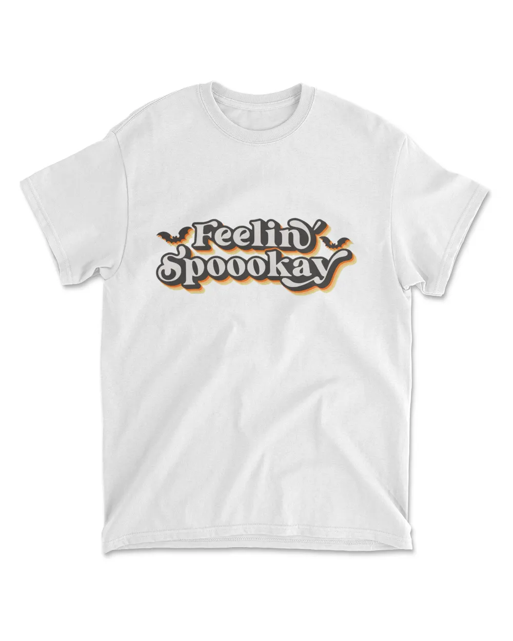 Feeling Spookay Vintage Men's Standard T-Shirt white s