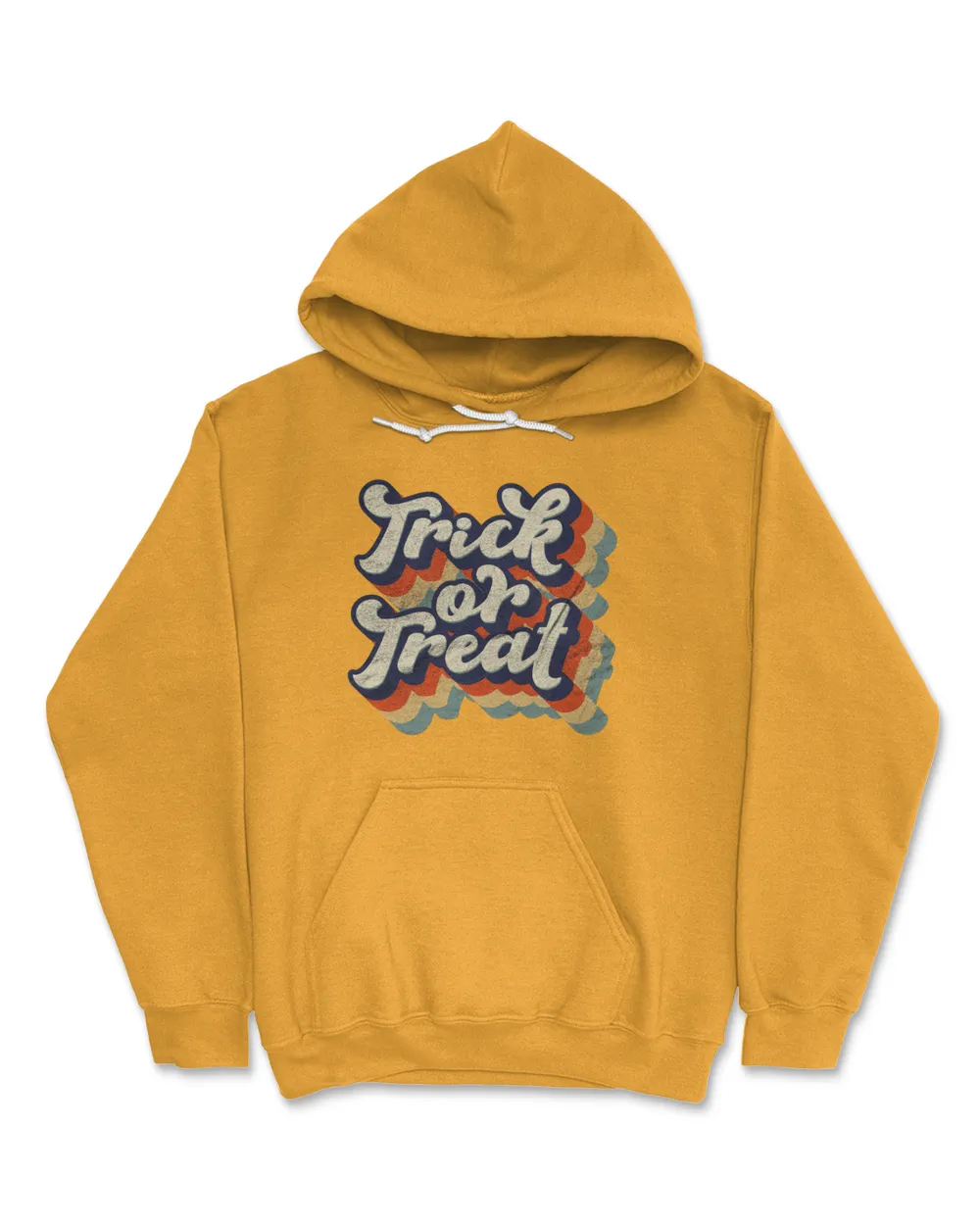 Trick or Treat Unisex Hoodie gold s