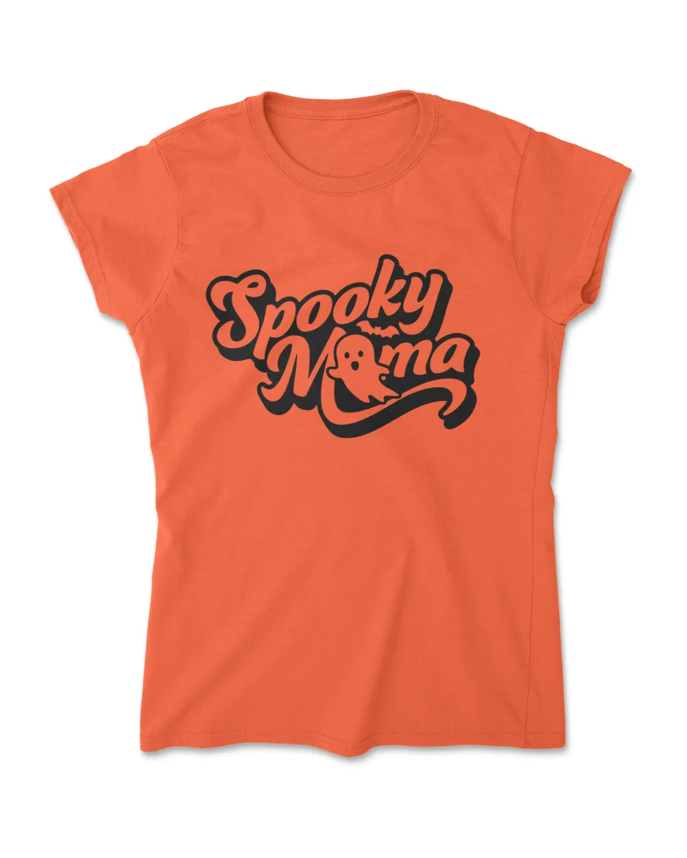 Spooky Mama Women's Standard T-Shirt orange s