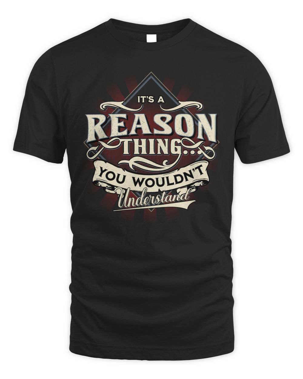 REASON-NT-44-01 Unisex Standard T-Shirt black s