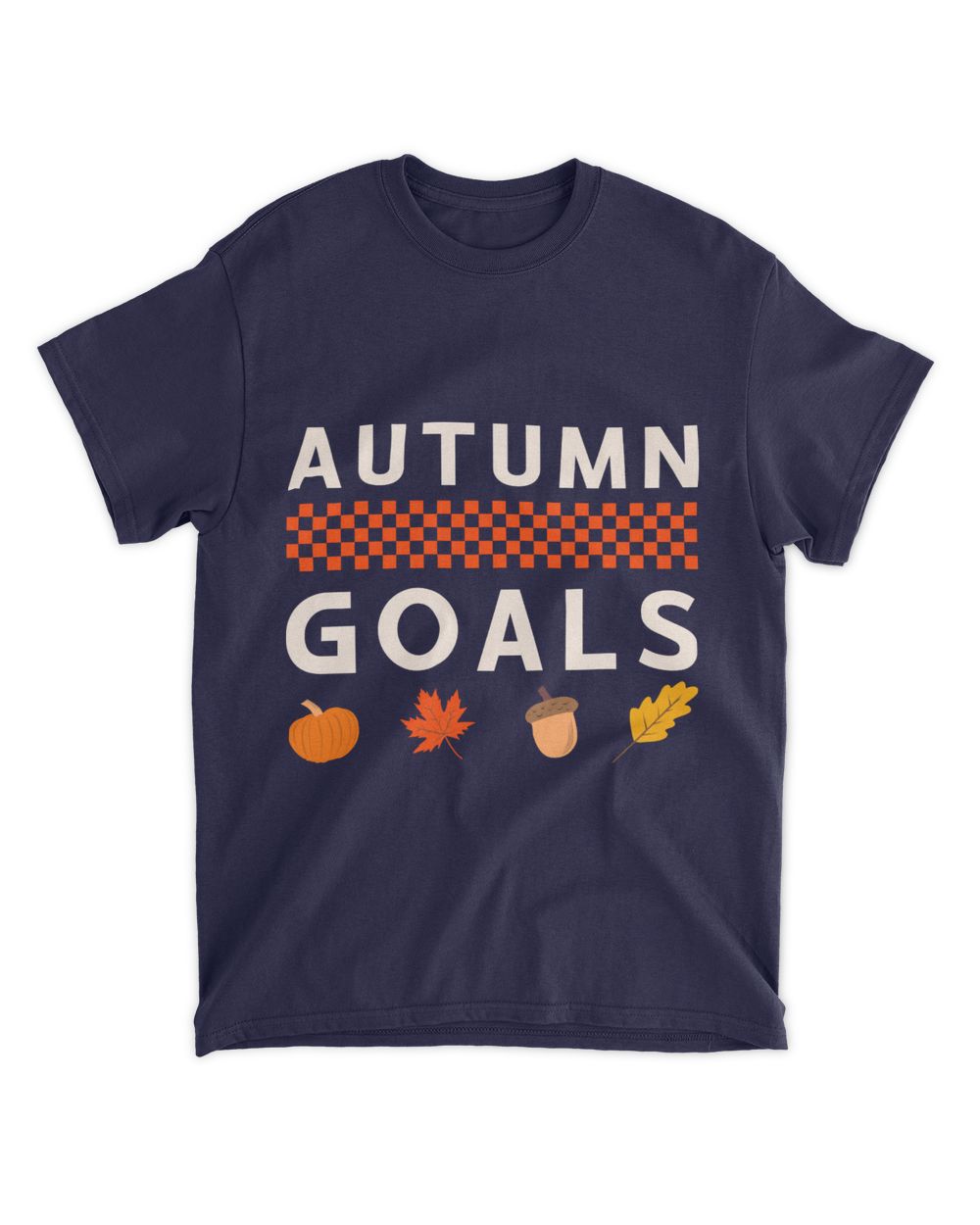 Autumn Goals, Autumn Shirt for Family Unisex Standard T-Shirt navy s