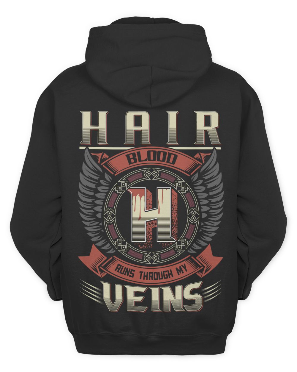 HAIR BLOOD D1 Unisex Hoodie black s