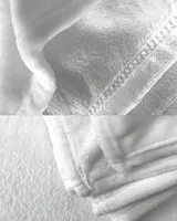 BASS BLANKET F1 Cozy Plush Fleece Blanket white 30x40in