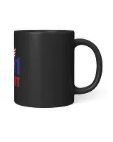 American Flag 9.11 Never Forget Patriot Day Mug Black Mug 11oz black 11oz