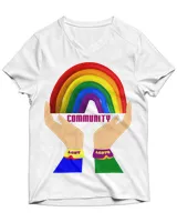 Unisex Jersey SS V-Neck T-Shirt