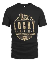 LUCKY THINGS D4 Unisex Standard T-Shirt black s