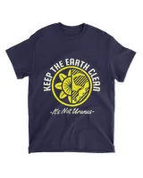 Keep The Earth Clean It's Not Uranus (Earth Day Slogan T-Shirt) Unisex Standard T-Shirt navy s