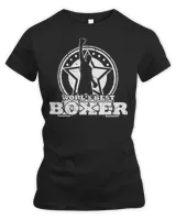Boxing boxer 261 boxer Women's Premium Slim Fit Tee black s