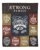 STRONG BLANKET F1 Cozy Plush Fleece Blanket white 30x40in