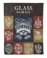 GLASS BLANKET F1 Cozy Plush Fleece Blanket white 30x40in