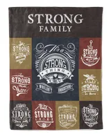 STRONG BLANKET F1 Cozy Plush Fleece Blanket white 30x40in