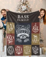 BASS BLANKET F1 Cozy Plush Fleece Blanket white 30x40in