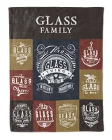 GLASS BLANKET F1 Cozy Plush Fleece Blanket white 30x40in