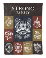 STRONG BLANKET F1 Cozy Plush Fleece Blanket white 30x40in