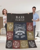 BASS BLANKET F1 Cozy Plush Fleece Blanket white 30x40in