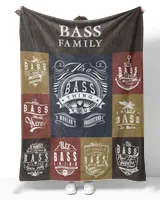 BASS BLANKET F1 Cozy Plush Fleece Blanket white 30x40in