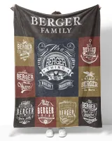 BERGER BLANKET F1 Cozy Plush Fleece Blanket white 30x40in
