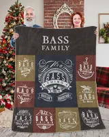 BASS BLANKET F1 Cozy Plush Fleece Blanket white 30x40in
