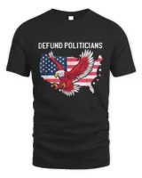 Defund Politicians T-Shirt Men's Standard T-Shirt black s