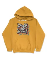 Trick or Treat Unisex Hoodie gold s