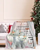 To My Grandma Cozy Plush Fleece Blanket (60x80in) white 60x80in