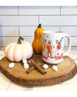 Halloween Dogs Fall Mug White Mug white 11oz