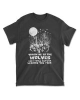 Throw Me To The Wolves Men's Standard T-Shirt black s