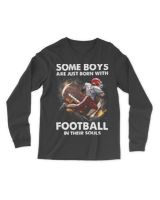 Football In The Soul Men's Long Sleeved T-Shirt black s