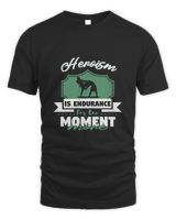 Heroism is endurance for-01 Men's Standard T-Shirt black s