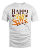 Happy fall yall Men's Standard T-Shirt white s