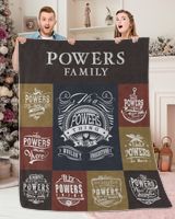 POWERS BLANKET F1 Cozy Plush Fleece Blanket white 30x40in