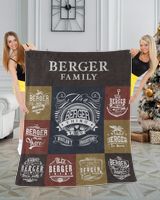 BERGER BLANKET F1 Cozy Plush Fleece Blanket white 30x40in