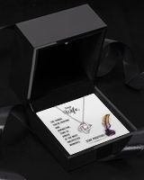 To my wife-Stay positive Love Knot Silver Necklace no-gift-wrap standard-box