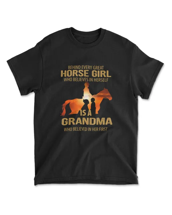 behind every horse girl who belives in  horses