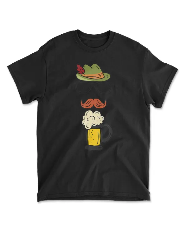 Bavarian Alpine Hat Funny German beer drinking Oktoberfest T-Shirt