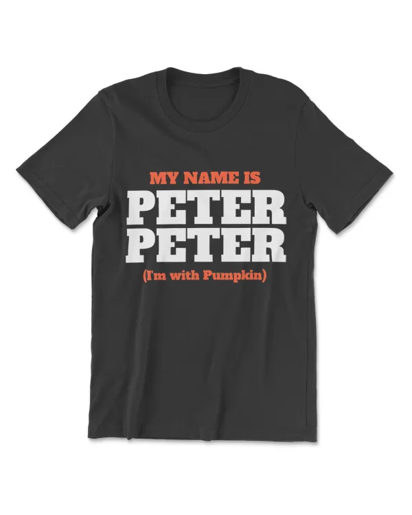 Mens Funny Halloween Shirt For Men Peter Peter Couples Costume