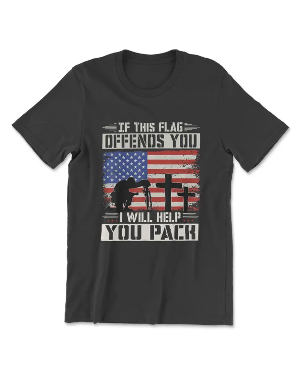 If This Flag Offends You Ill Help You Pack Us Flag