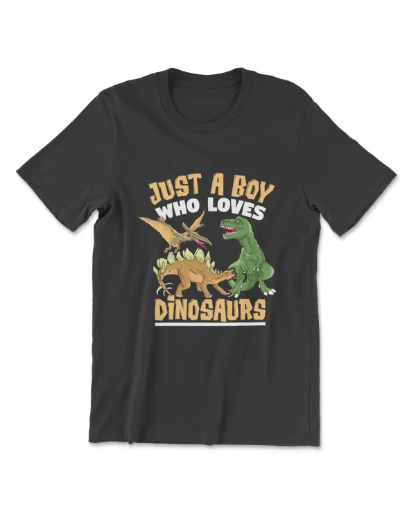 Just A Girl Who Loves Dinosaurs And Soccer Dinosaur T-Shirt