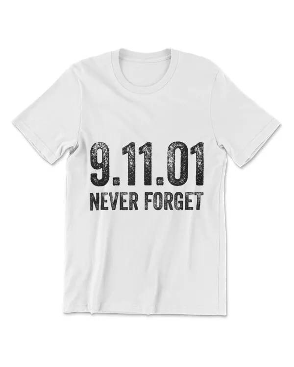 Vintage Never Forget Patriotic 911 American Retro Gift T-Shirt