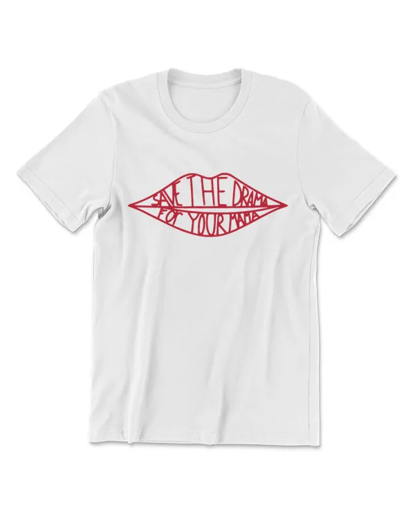 Womens Save The Drama For Your Mama - Retro 90s T-Shirt